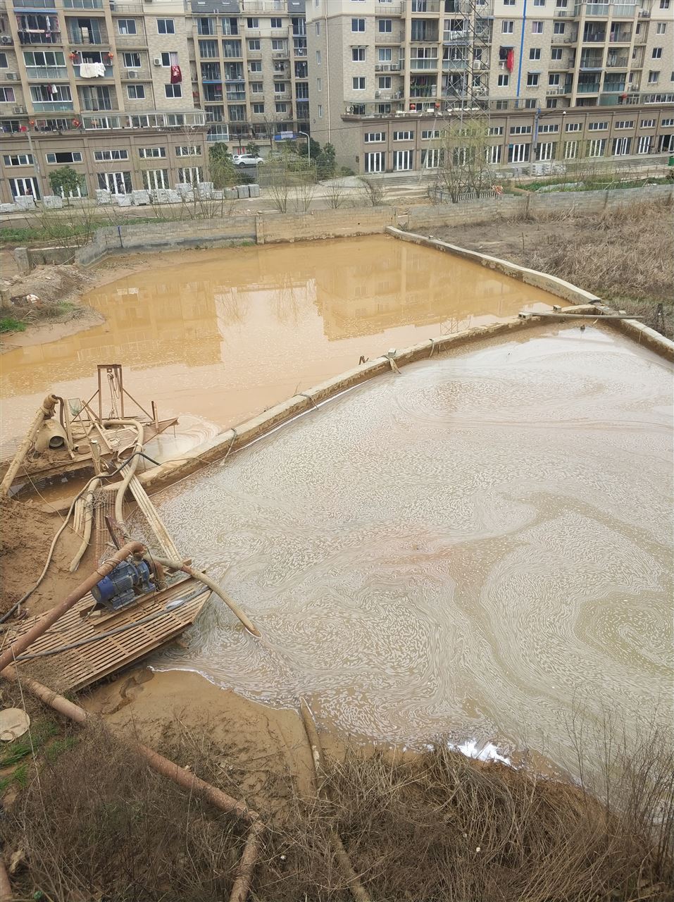 内黄沉淀池淤泥清理-厂区废水池淤泥清淤